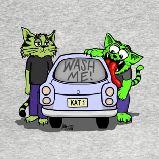 Wash Me Cats T-Shirt